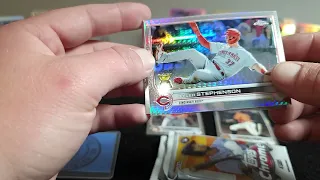 2022 Topps Chrome Baseball Blaster Box Break #1 - 6 extra cards!!!