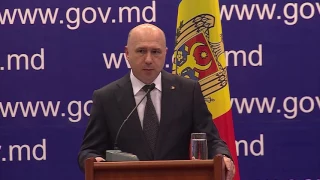 Briefing de presă Prim ministrul Pavel Filip şi Preşedintele Parlamentului Andrian Candu