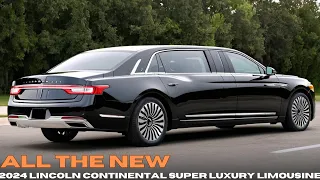 "Step Into Luxury: Detailed Review of the 2024 Lincoln Continental Super Limousine"