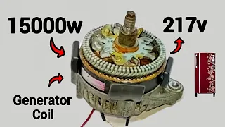I turn free energy 217V into.15000W💡with copper coil۔September 8, 2023