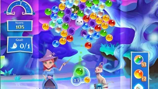 Bubble Witch 2 Saga Level 2006 with no booster & 5 bubbles left