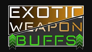 The Division 2 | Exotic Weapon BUFFS | **TU10 Exotics** | PurePrime