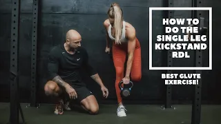 How To Do The Single Leg Kickstand RDL - Best Glute Burn Exercise