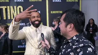 Daveed Diggs Carpet Interview at S2 Premiere of Starz's Blindspotting