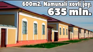 Урганч туман Гайбу Ферма кучасида 600м2. Намунали ховли жой 635 млн.