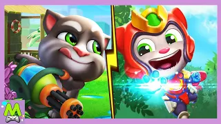 Talking Tom Brawl Squad vs Talking Tom Little Warrior.Необычные Игры с Говорящим Томом.Кто Круче