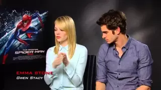 The Amazing Spiderman interview with Andrew Garfield and Emma Stone