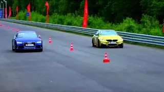 BMW M4 vs Audi RS7 (Drag Race)