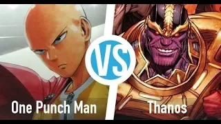 DBZMacky Saitama vs Thanos Power Levels (One Punch Man vs Marvel)