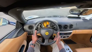 2003 Ferrari 360 Spyder POV Test Drive & Review