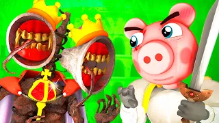 Сиреноголовый vs Пигги 3 (SCP-6789 Ной Анимация 3D Роблокс Roblox Piggy)