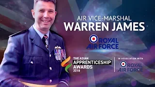 Air Vice-Marshal, Warren James - The Asian Apprenticeship Awards 2018