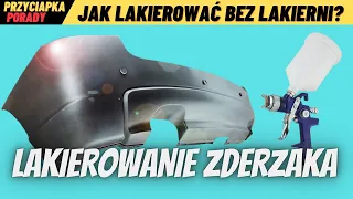 Lakierowanie zderzaka bez lakierni 🚙 Jak polakierować auto? 🚗