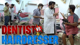 | Dentist Vs Hairdresser Prank | By Nadir Ali & Team in | P4 Pakao | 2022