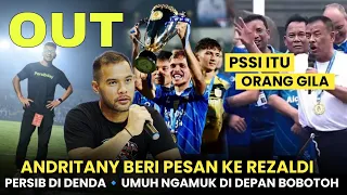 Persib Di Denda❗Umuh NGAMUK Di depan Bobotoh🔥Andritany Beri Pesan Ke Rezaldi🔹Teddy Tjahjono Out