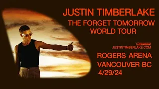 Justin Timberlake 2024 World Tour Debut - Rogers Arena Vancouver BC