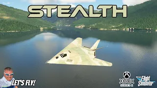 Microsoft Flight Simulator Xbox Series X | F-117 Sand Stealth Fighter! #msfs2020