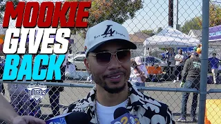 Mookie Betts Gives Out 1,000 Thanksgiving Turkeys With Dodgers Foundation at Annual Grab-n-Go Event!
