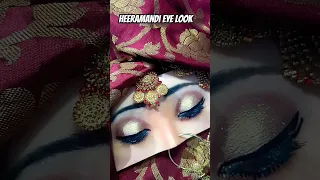 how to create heeramandi eye look #shorts #heeramandi #makeup