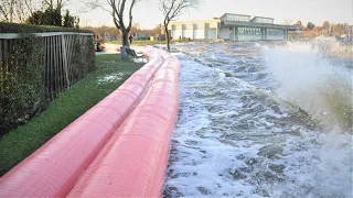 Sturmflutschutz Mit Mobiler Hochwasserbarrieren