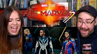 THE MARVELS Official Trailer REACTION | Captain Marvel 2