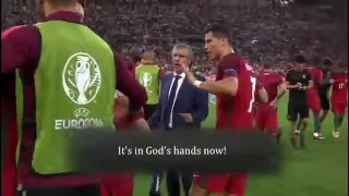 What Cristiano Ronaldo said before the penalties against Poland