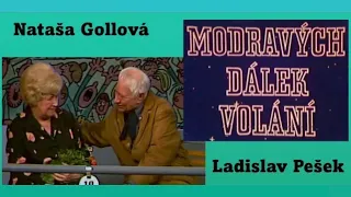 Modravých dálek volání - Na své filmové začátky vzpomínají Nataša Gollová a Ladislav Pešek (1984)