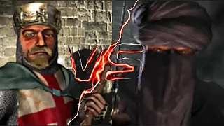 Richard The Lionheart VS The Caliph | Stronghold Crusader AI Battle