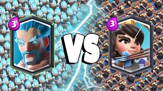 ICE WIZARD VS PRINCESS (2023) - Clash Royale Challenge