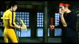 HD 👊 BRUCE LEE FIGHT SCENE 👉 GAME OF DEATH  Bruce Lee (Jeet Kune Do) vs. Dan Inosanto (Escrima)