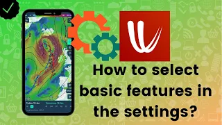 How to select basic features in the settings on Windy?