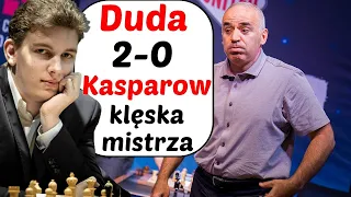 SZACHY 363# JanKrzysztof Duda 2-0 Garri Kasparow (Sycylijska Najdorf) Zagrzeb klęska mistrza świata