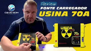 Review fonte carregador Usina 70A smart multimeter nova geração #fonte #usina #fonteautomotivo