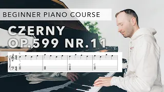 Beginner Piano Course Level 1 | 45. Czerny op.599 nr.11