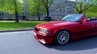 BMW 3 Series Cabrio E36 - Candy Apple Red #PePe from #Latvia 4K (Jarico U)