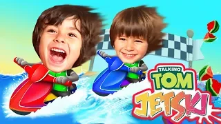 TALKING TOM JETSKI 2  🚤 con Dani y Evan 🛥Juegos y aplicaciones para niños