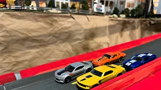 Hot wheels DieCast car racing. Top of the A Class (Round 3) best race ever!