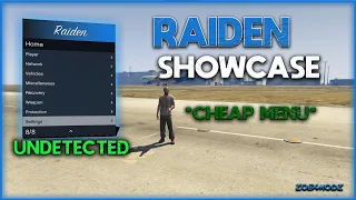 RAIDEN *BEST CHEAP* MODMENU SHOWCASE | UNDETECTED [PC/GTA]