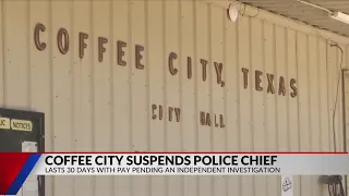 Coffee City police chief suspended, pending investigation