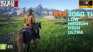 Red Dead Redemption 2- 1440p Low/Mid/High/Ultra Benchmarks | Nvidia RTX 3060 ti