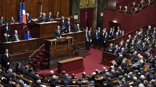 REPLAY - Discours de François Hollande devant le Congrès à Versailles après les attentats de Paris