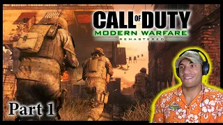 Prior Marine Infantryman plays Call of Duty 4 Remastered (w/ Black Ops Cold War Reaction)