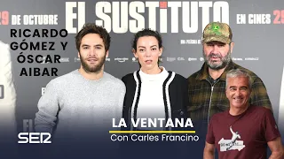 Ricardo Gómez y Óscar Aibar presentan 'El sustituto'