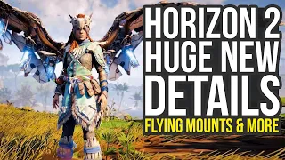 Potential Flying Mounts, 60fps Mode, Skill Tree & More Horizon Forbidden West Gameplay News