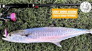 HOW TO LIGHT SHORE JIGGING  - Easy to follow TUTORIAL