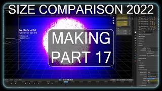 Blender Timelapse - Making Part 17 of the Size Comparison 2022