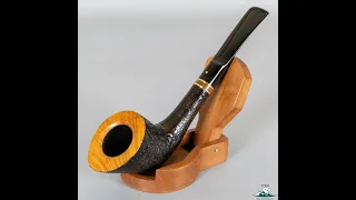 Savinelli Punto Oro Mister G Sandblasted Half Bent Dublin (904 KS) 6mm