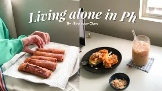 Living alone in the Philippines 🇵🇭 • I made Horchata • cooking + grocery!! Homebody 💕🫶