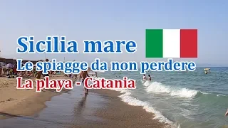 Sicilia Mare, la playa di Catania😎! Le spiagge da non perdere #1