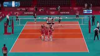 Serbia vs Italy - JJOO Tokyo - Quarter Finals - Voleibol Femenino 2021